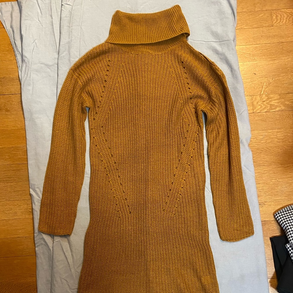 Long sleeve sweater dress